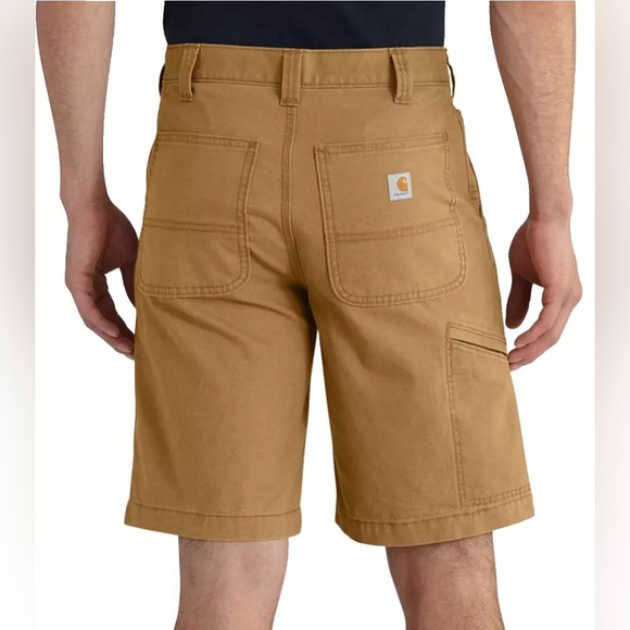 Carhartt Men's Brown Flat Front Shorts. NWT! - Picture 2 of 5